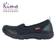 【Kimo】輕量羊皮萊卡淺口休閒女鞋(黑 KBJSF054293)