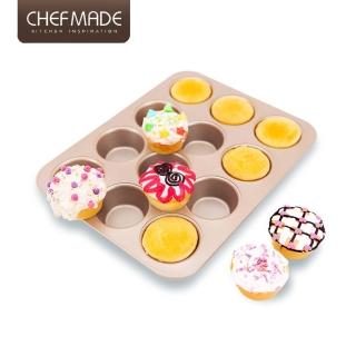 【美國Chefmade】12連馬芬不沾烤模(CM031)