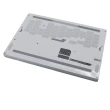 【Ezstick】MSI Stealth 15M A11 白色機 透明菱格紋機身保護貼(含上蓋貼、鍵盤週圍貼、底部貼)