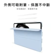 【BOJI波吉】iPad Air 4/5 10.9吋 三折式硬底軟邊內置筆槽可吸附筆素色氣囊空壓殼 尊貴黑