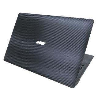 【Ezstick】ACER ALTOS PS358-G1 黑色卡夢紋機身貼(含上蓋貼、鍵盤週圍貼)