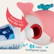 【馬來西亞Flipper】小鯨魚擠牙膏神器-粉(寶寶牙膏控量學習好幫手)