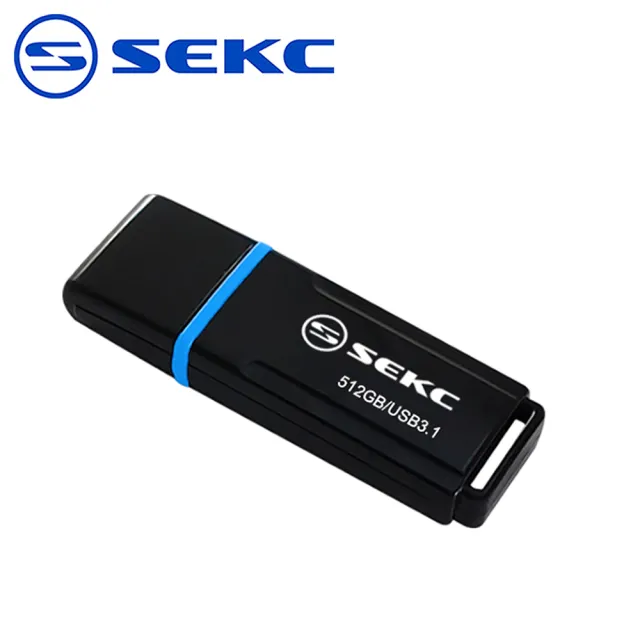 【SEKC】512GB USB3.1 Gen1高速隨身碟SDU50(爵士黑)