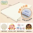 【Sonmil 森好眠】天然乳膠床墊嬰兒床墊65x120x5cm 銀纖維抗菌防臭型(含防蹣防水透氣 吸濕排汗機能)