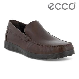 【ecco】S LITE MOC M 輕巧休閒皮鞋 男鞋(可可棕 54051401482)