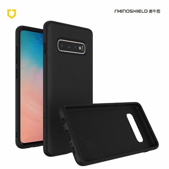 【RHINOSHIELD 犀牛盾】Samsung Galaxy S10 Series Solidsuit 皮革防摔背蓋手機殼(獨家耐衝擊材料)