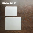 【ENABLE】極簡 鋁合金 正反雙面用 滑鼠墊(冬夏雙面設計/22x18cm)