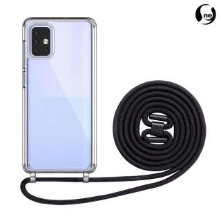 【o-one】Samsung Galaxy A71 5G 可調式掛繩手機殼(斜背掛繩 頸掛 軟殼 手機套)