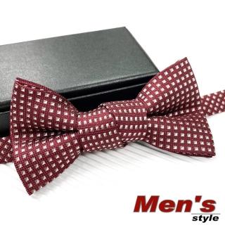 【vivi 領帶家族】男仕配件//結婚新郎、伴郎紳士領結、法式蝴蝶結(G23紅咖)