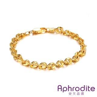 【Aphrodite 愛芙晶鑽】環環相扣極簡造型手鍊