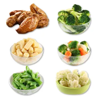 【愛上鮮果】黃金冰烤地瓜4包+冷凍蔬菜5種類(共9包組)