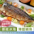 【愛上新鮮】任選999免運 老饕挪威薄鹽鯖魚1包(180g/包)