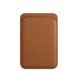 【MagMont】副廠簡約MagSafe磁吸皮革卡套/卡夾收納套(四色可選)