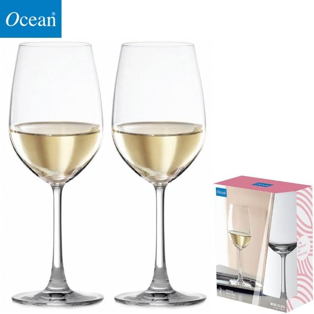 【Ocean】Madison 白酒杯 350cc 2入禮盒組(白酒杯)