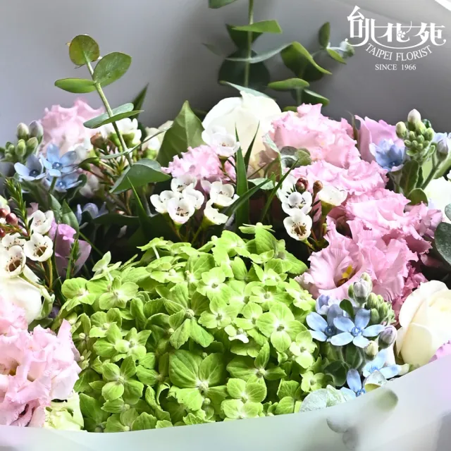 【台北花苑】甜園浪漫(生日花束 祝福 送花 花禮)