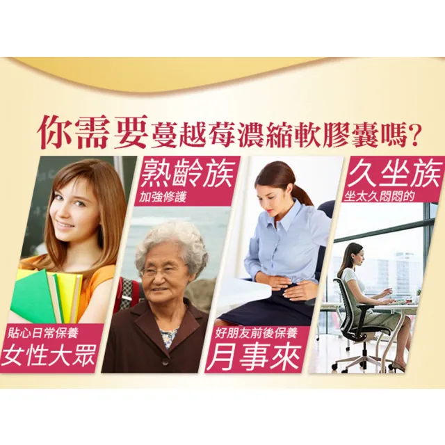 【Esmond Natural 愛司盟】蔓越莓濃縮精萃軟膠囊1瓶 (60顆/瓶)