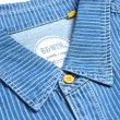 【EDWIN】男裝 PLUS+ 牛仔長袖襯衫(拔洗藍)