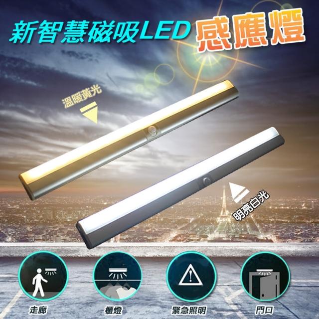【ROYAL LIFE】新智慧磁吸LED感應燈-2入組