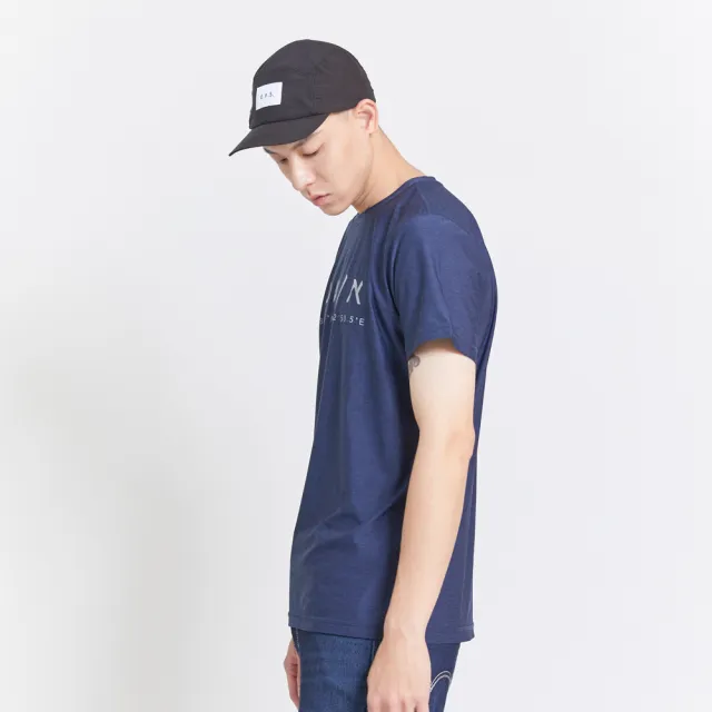 【EDWIN】男裝 EFS吸濕排汗反光短袖T恤(丈青色)