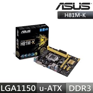 【asus 華碩】h81m-k 主機板