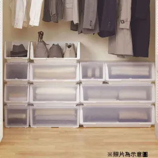 【NITORI 宜得利家居】堆疊收納籃 抽屜式 N-FLATTE-DS CL 蓋子 可堆疊 收納籃用蓋 抽屜式