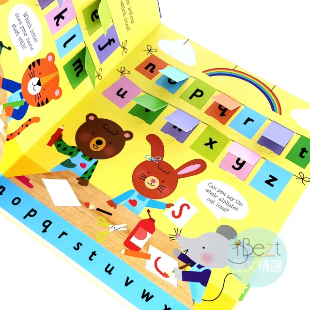 【iBezt】Usborne Lift-the-Flap abc(Lift-the-Flap 翻翻書)