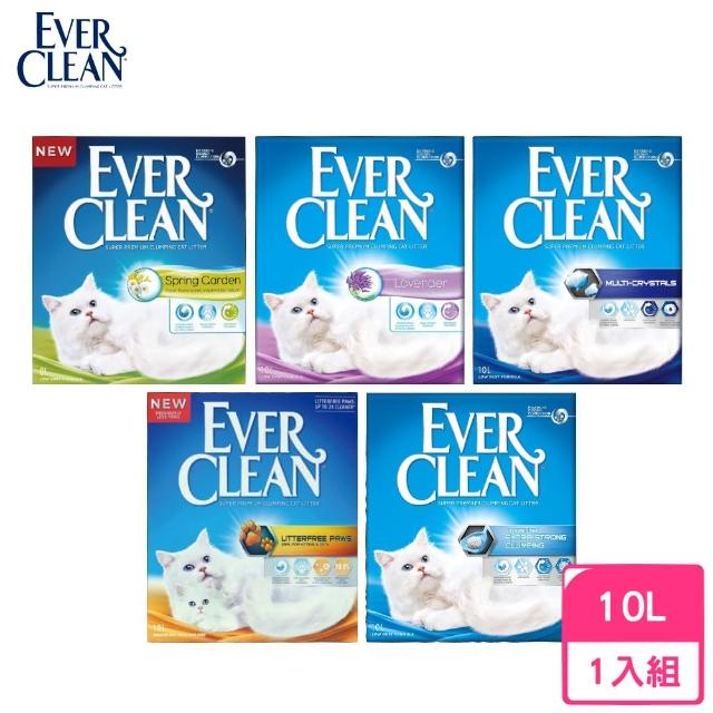 【EverClean 藍鑽】超凝結貓砂10L/9kg