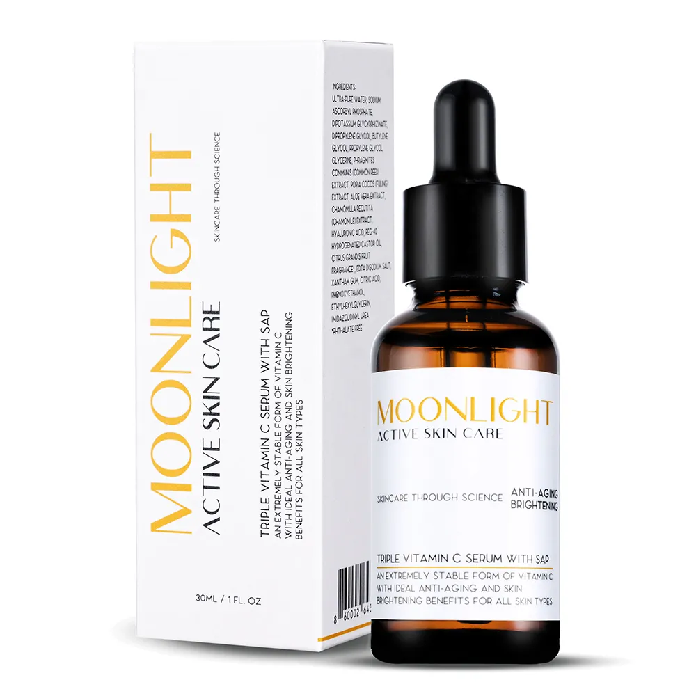 【Moonlight 莯光】Triple C 三重美白精華 30mL(不反黑 全日美白)