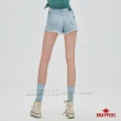 【BRAPPERS】女款 Boy friend系列-中腰全棉短褲(淺藍)