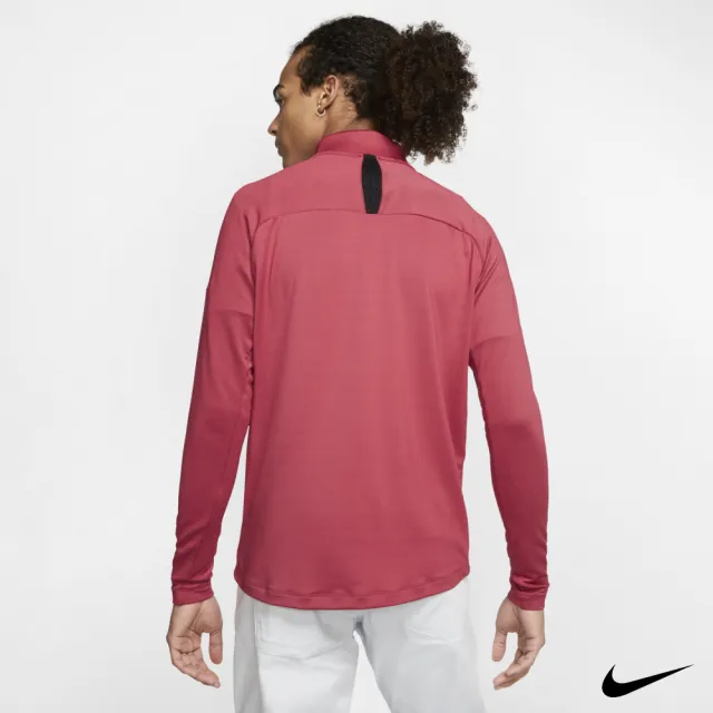 【NIKE GOLF】Nike Golf Dri-FIT Vapor 男 1/2拉鍊長袖上衣/高爾夫球衫 紅 BV0391-609