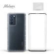 【Meteor】OPPO Reno6 Pro 5G 手機保護超值3件組(透明空壓殼+鋼化膜+鏡頭貼)