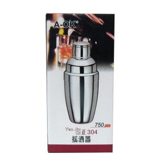 【生活King】A-OK不鏽鋼搖酒器(750cc)