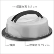 【KELA】圓型提蓋蛋糕收納盒 灰32cm(保鮮盒)