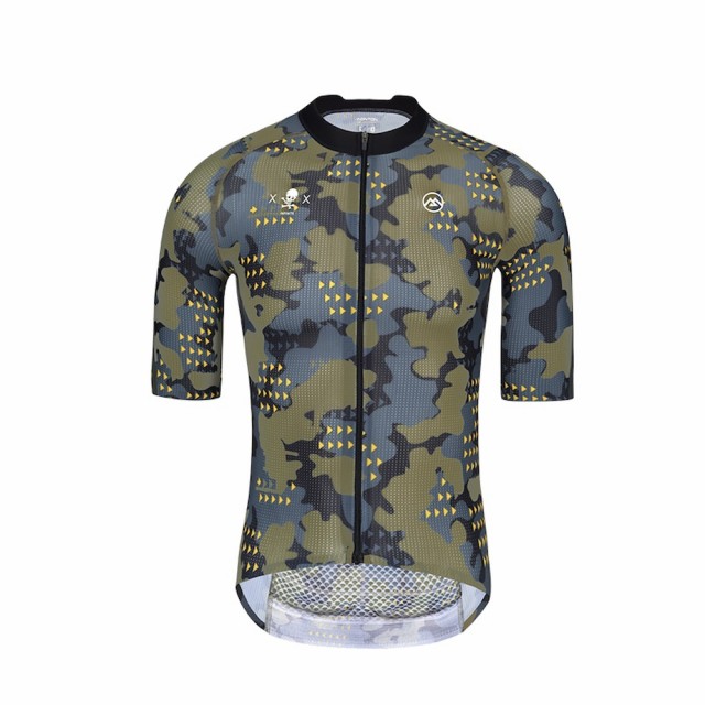 MONTON 銀盾軍綠色短上衣 男性自行車服 短袖車衣 單車服 自行車衣