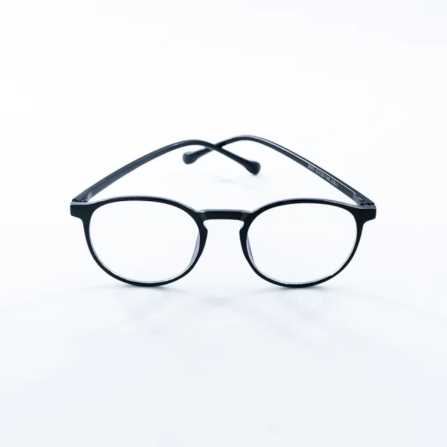 【ASLLY】A1020經典百搭輕量黑圓框濾藍光眼鏡