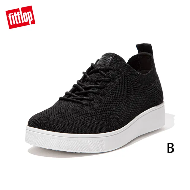 【FitFlop】RALLY TONAL KNIT SNEAKERS 運動風繫帶休閒鞋-女(共4色)