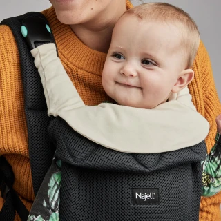 【Najell】有機棉口水墊 瑞典Najell嬰兒揹帶用(揹帶口水墊)