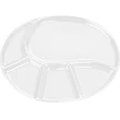 【KELA】五格陶製餐盤 橢圓(餐具 器皿 盤子)