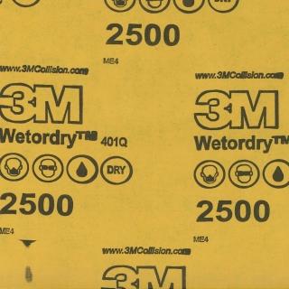 【臺灣敏愛】3M高耐磨水砂紙-2500號-5張(蝶古巴特拼貼)
