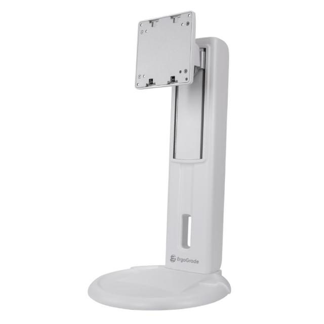 【ErgoGrade】旋轉升降桌上型螢幕底座EGHA741Q白色(壁掛架/電腦螢幕架/長臂/旋臂架/桌上型支架)