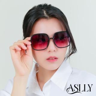 【ASLLY】S3006復古大方框墨鏡