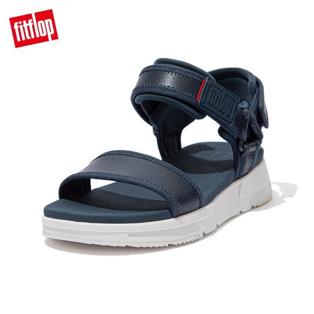 【FitFlop】HEDA BACK-STRAP SANDALS 時尚運動風後帶涼鞋-女(午夜藍)