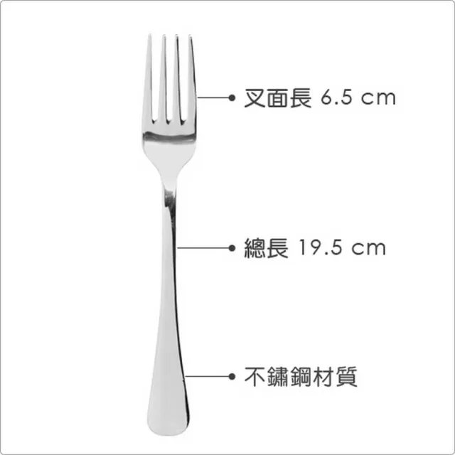 【EXCELSA】不鏽鋼餐叉3入(叉子 餐具)