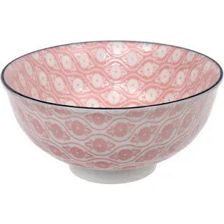 【Tokyo Design】瓷製餐碗 花紅11.5cm(飯碗 湯碗)