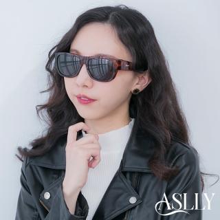 【ASLLY】O2022摺疊豹紋OTG墨鏡