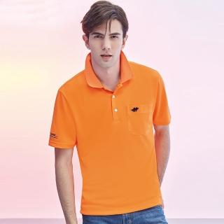 【Londa POLO】吸濕排汗男版短袖POLO衫(P218207橘)