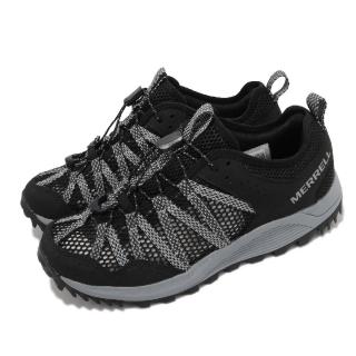 【MERRELL】戶外鞋 Wildwood Aerosport 女鞋 避震墊片 穩定舒適 抓地 耐磨 黑 灰(ML036152)