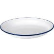 【IBILI】琺瑯深餐盤 藍23cm(餐具 器皿 盤子)