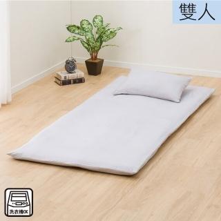 【NITORI 宜得利家居】日式床墊套 POLY WASH GY 雙人(床墊套 日式 POLYWASH)