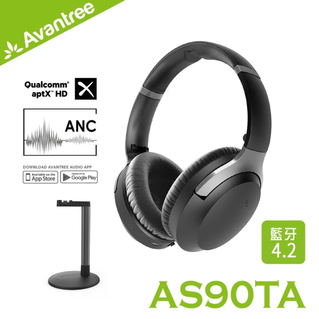 【Avantree】自定義ANC降噪藍牙耳機(AS90TA)